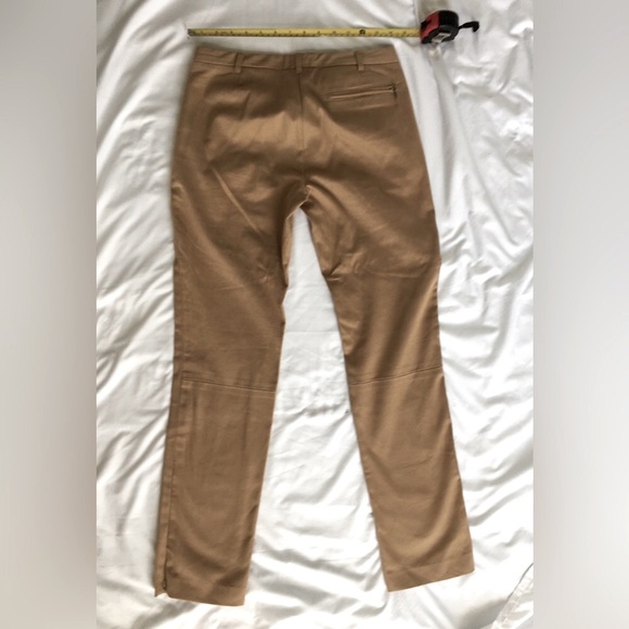 90’s Esprit brown super soft, suede feel, riding style pants with zippers. - Picture 2 of 14